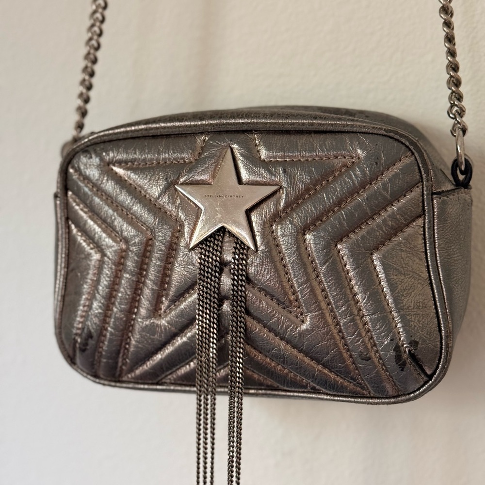 STELLA MCCARTNEY METALLIC STAR CROSSBODY - Picture 2 of 10